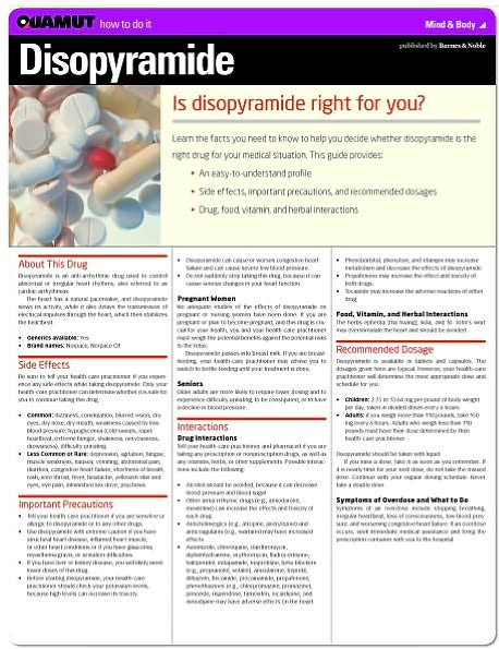 Disopyramide (Quamut)