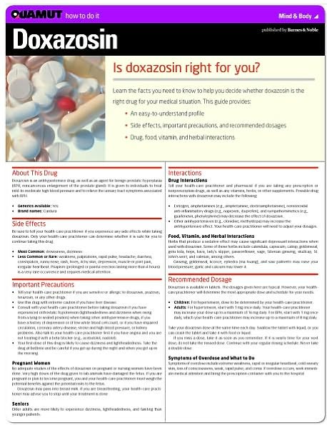 Doxazosin (Quamut)