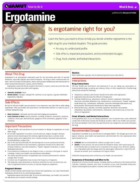 Ergotamine (Quamut)