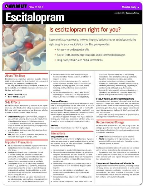 Escitalopram (Quamut)