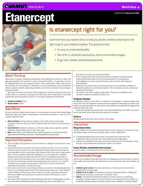 Etanercept (Quamut)