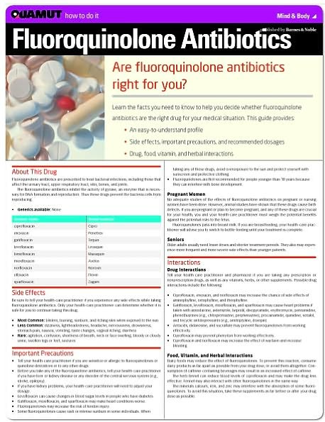 Fluoroquinolone Antibiotics (Quamut)