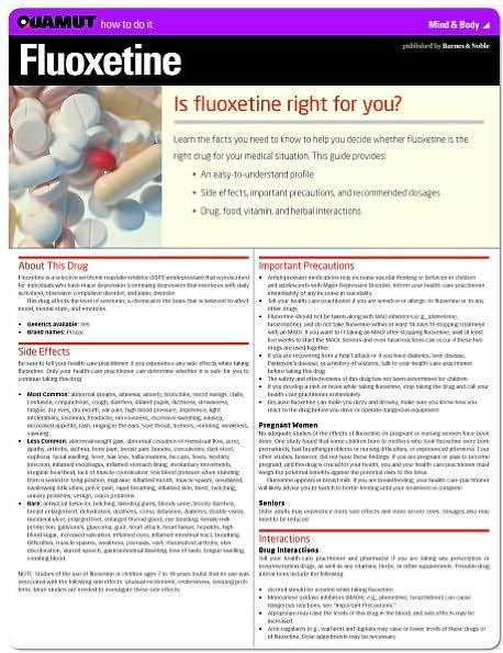 Fluoxetine (Quamut)