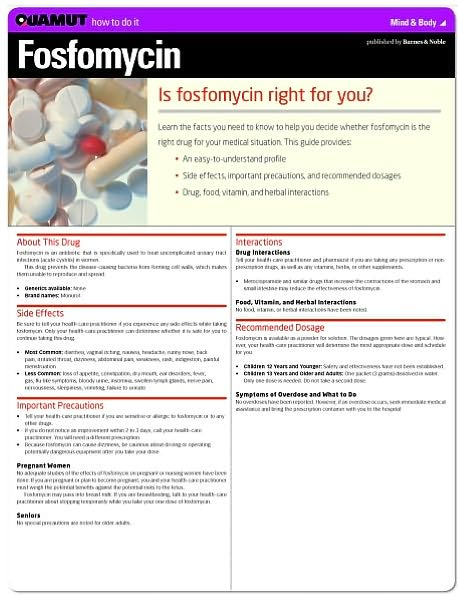 Fosfomycin (Quamut)