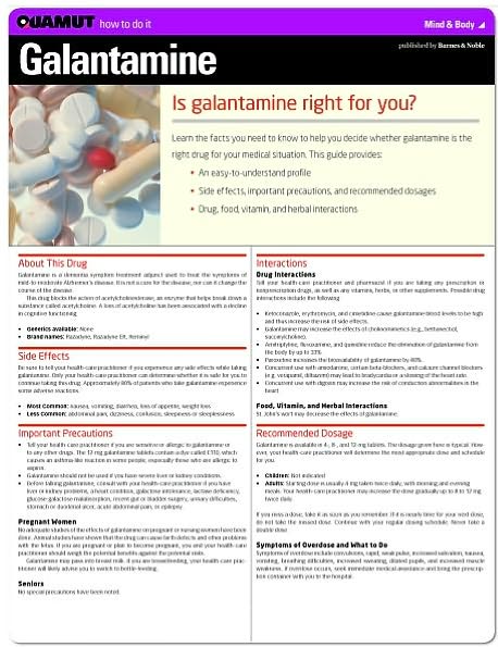 Galantamine (Quamut)