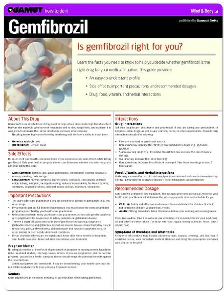 Gemfibrozil (Quamut)