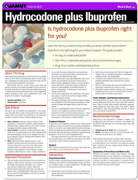 Hydrocodone + Ibuprofen (Quamut)