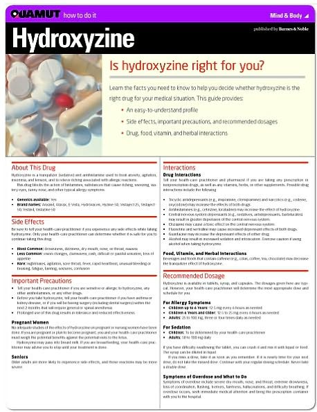 Hydroxyzine (Quamut)