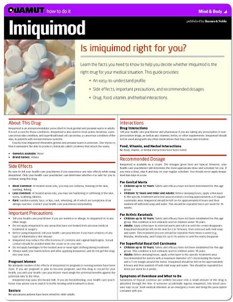 Imiquimod (Quamut)