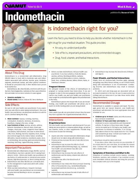 Indomethacin (Quamut)