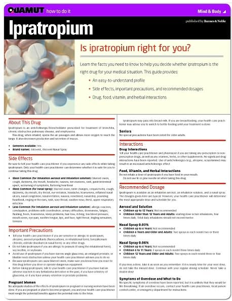 Ipratropium (Quamut)