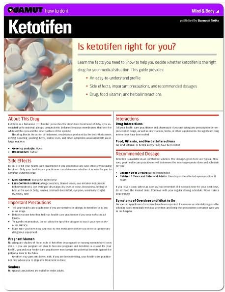 Ketotifen (Quamut)
