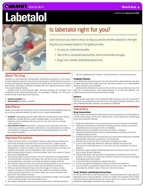Labetalol (Quamut)