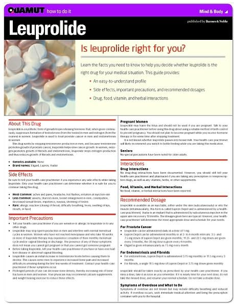 Leuprolide (Quamut)