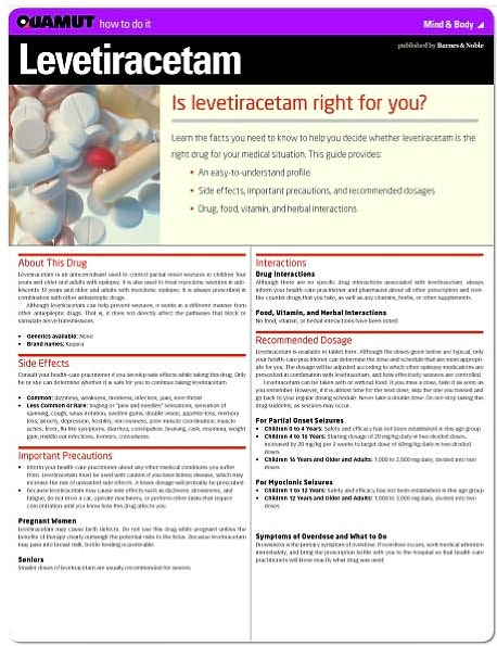 Levetiracetam (Quamut)