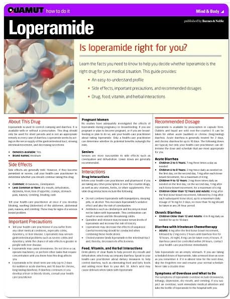 Loperamide (Quamut)