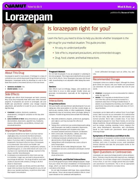 Lorazepam (Quamut)