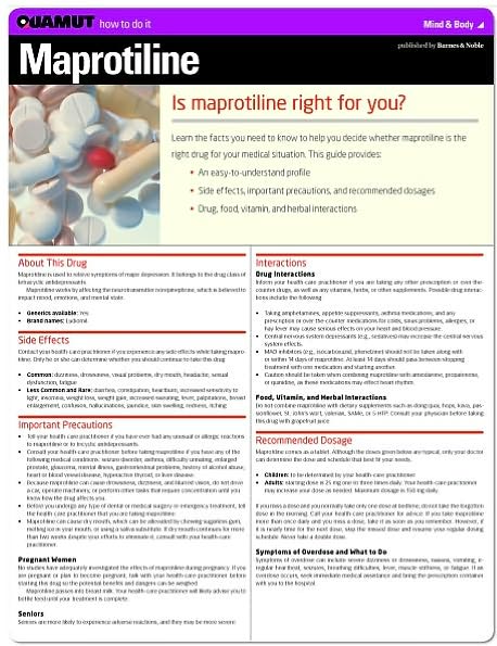Maprotiline (Quamut)