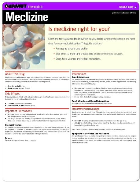 Meclizine (Quamut)