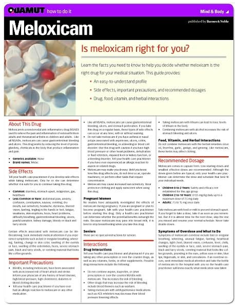 Meloxicam (Quamut)