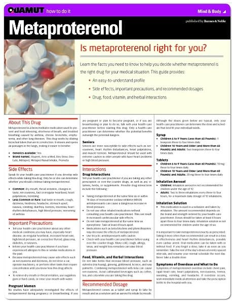 Metaproterenol (Quamut)
