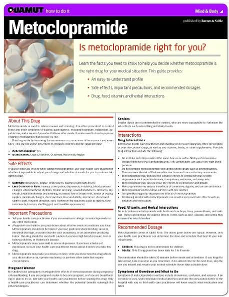 Metoclopramide (Quamut)