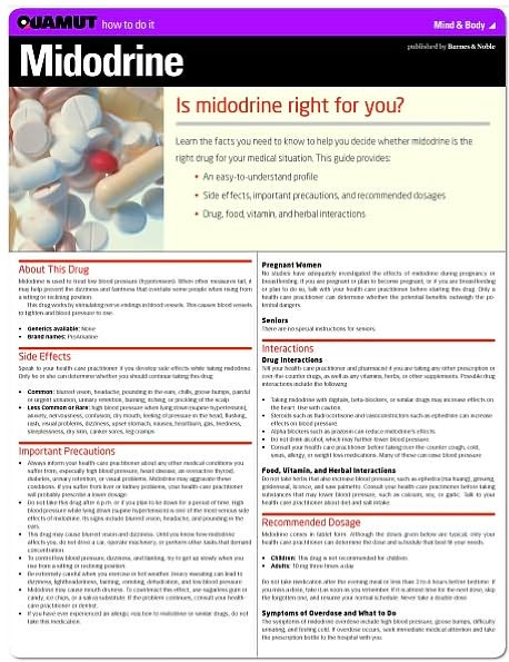 Midodrine (Quamut)
