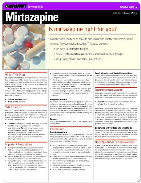 Mirtazapine (Quamut)