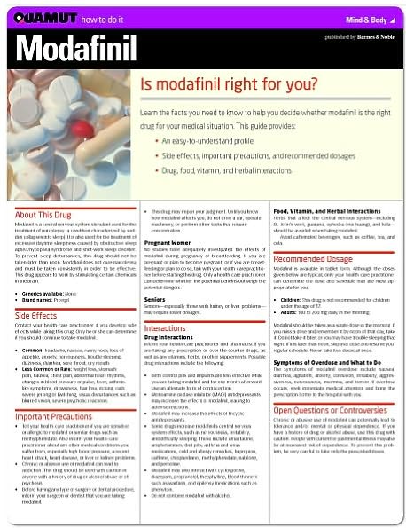 Modafinil (Quamut)