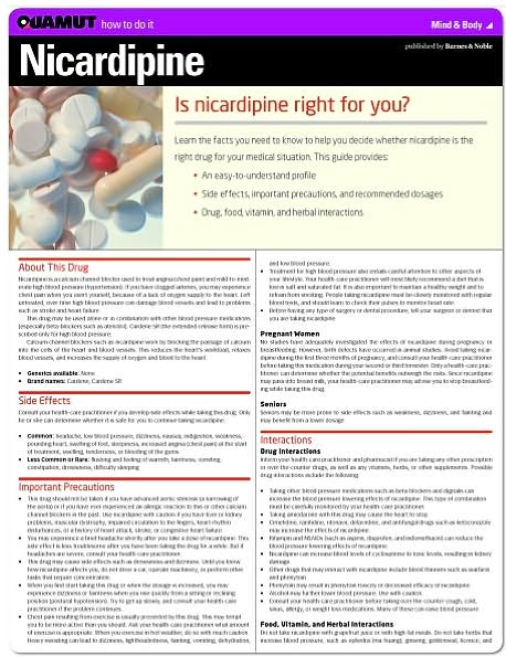 Nicardipine (Quamut)