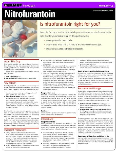 Nitrofurantoin (Quamut)