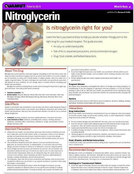 Nitroglycerin (Quamut)
