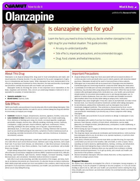 Olanzapine (Quamut)