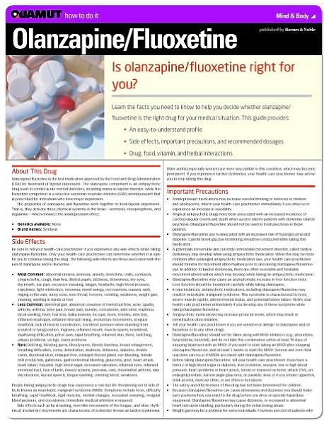 Olanzapine/Fluoxetine (Quamut)
