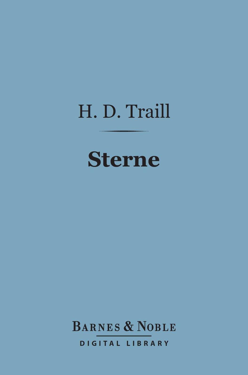 Sterne (Barnes & Noble Digital Library): English Men of Letters Series