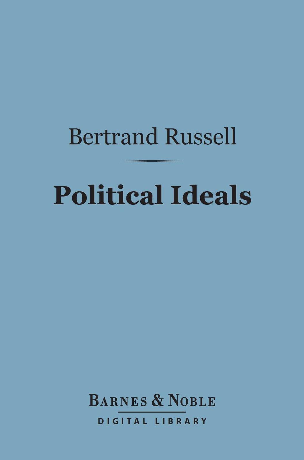 Political Ideals (Barnes & Noble Digital Library)