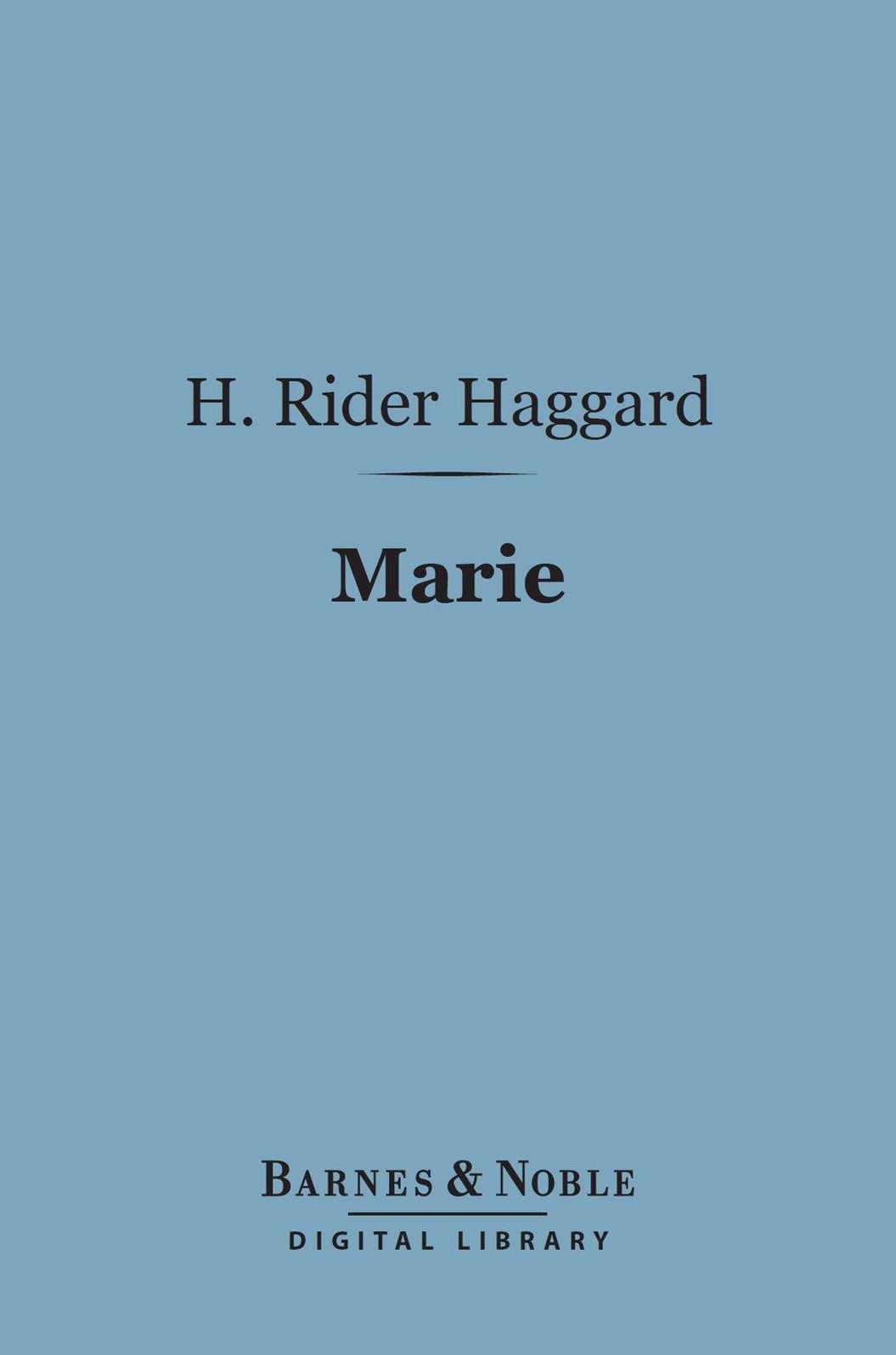 Marie (Barnes & Noble Digital Library)