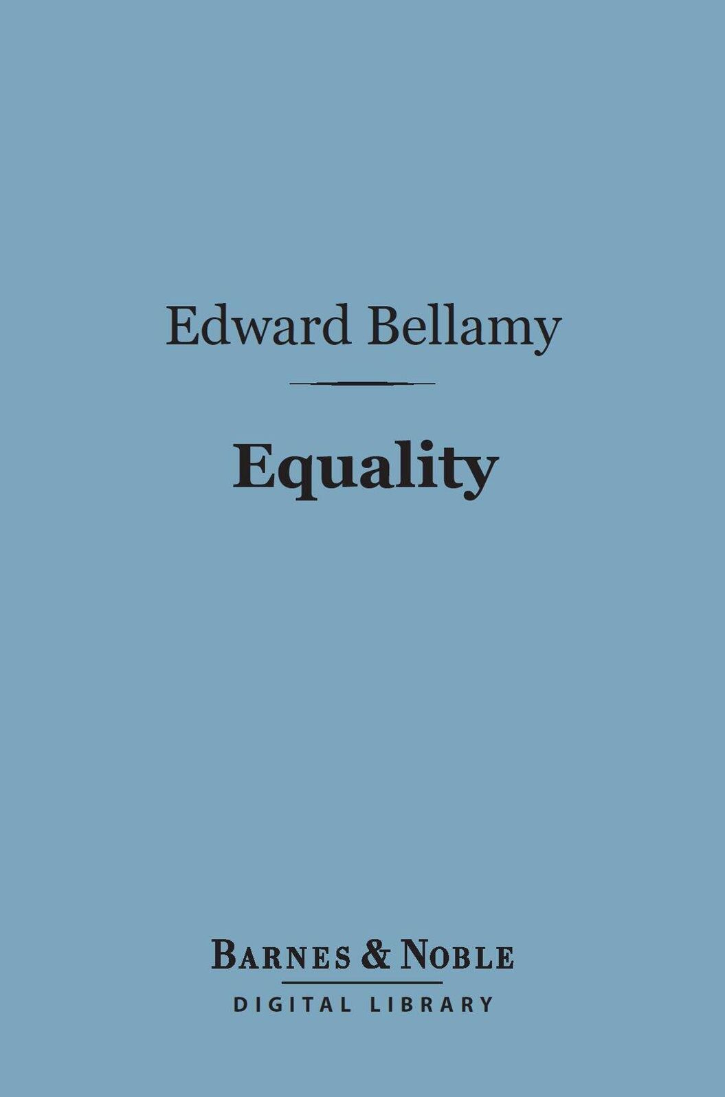 Equality (Barnes & Noble Digital Library)