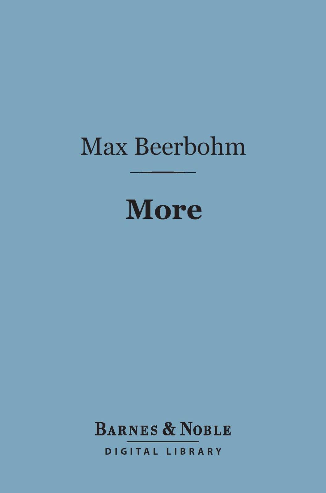 More (Barnes & Noble Digital Library)