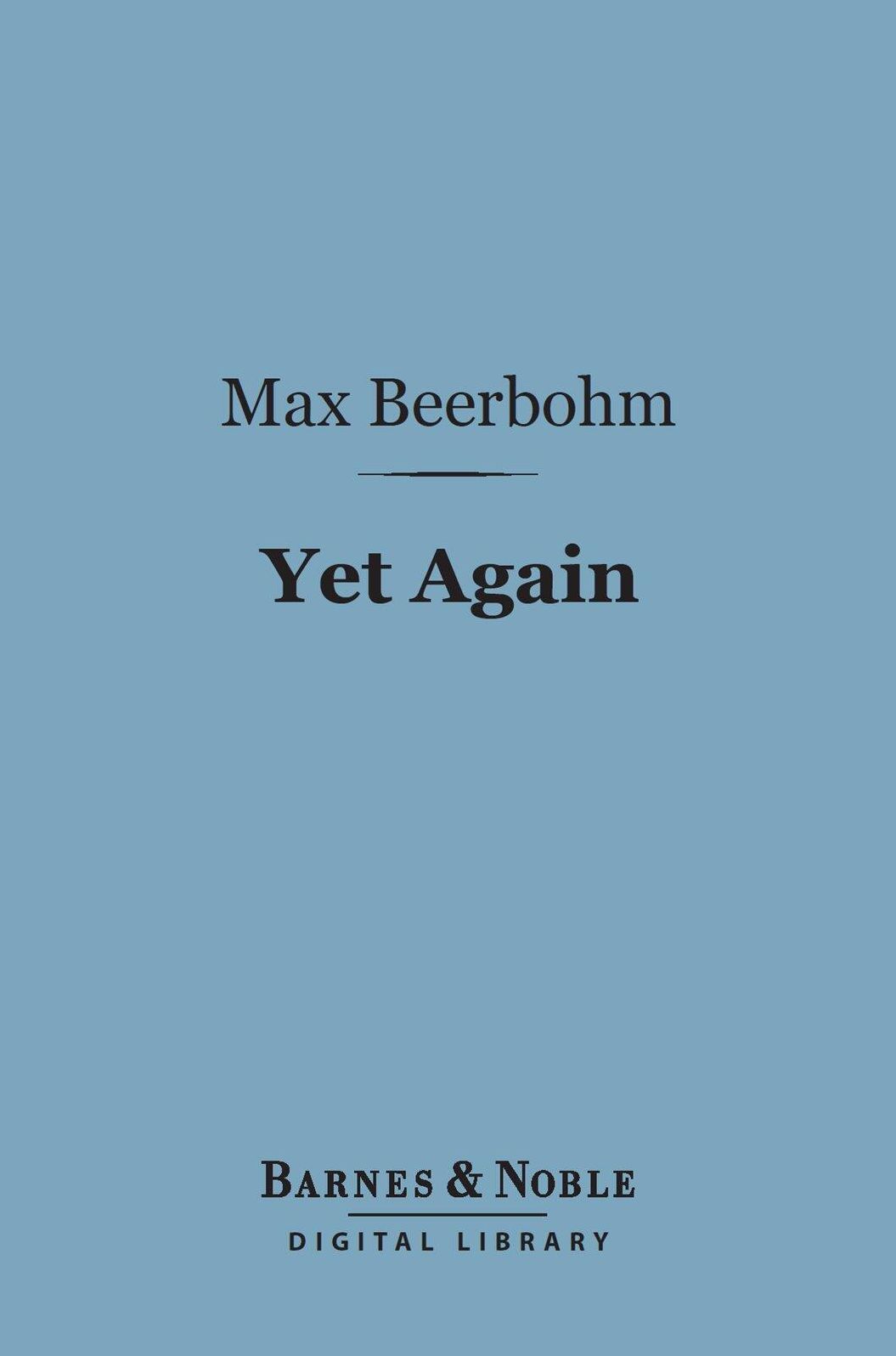 Yet Again (Barnes & Noble Digital Library)