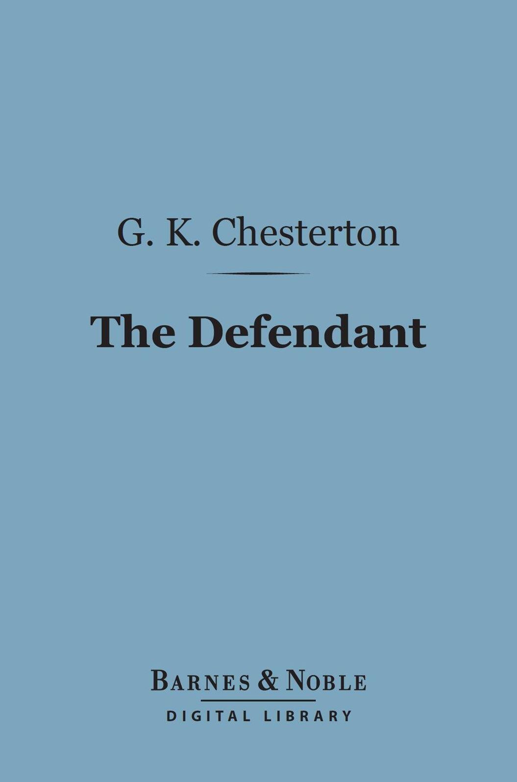 The Defendant (Barnes & Noble Digital Library)