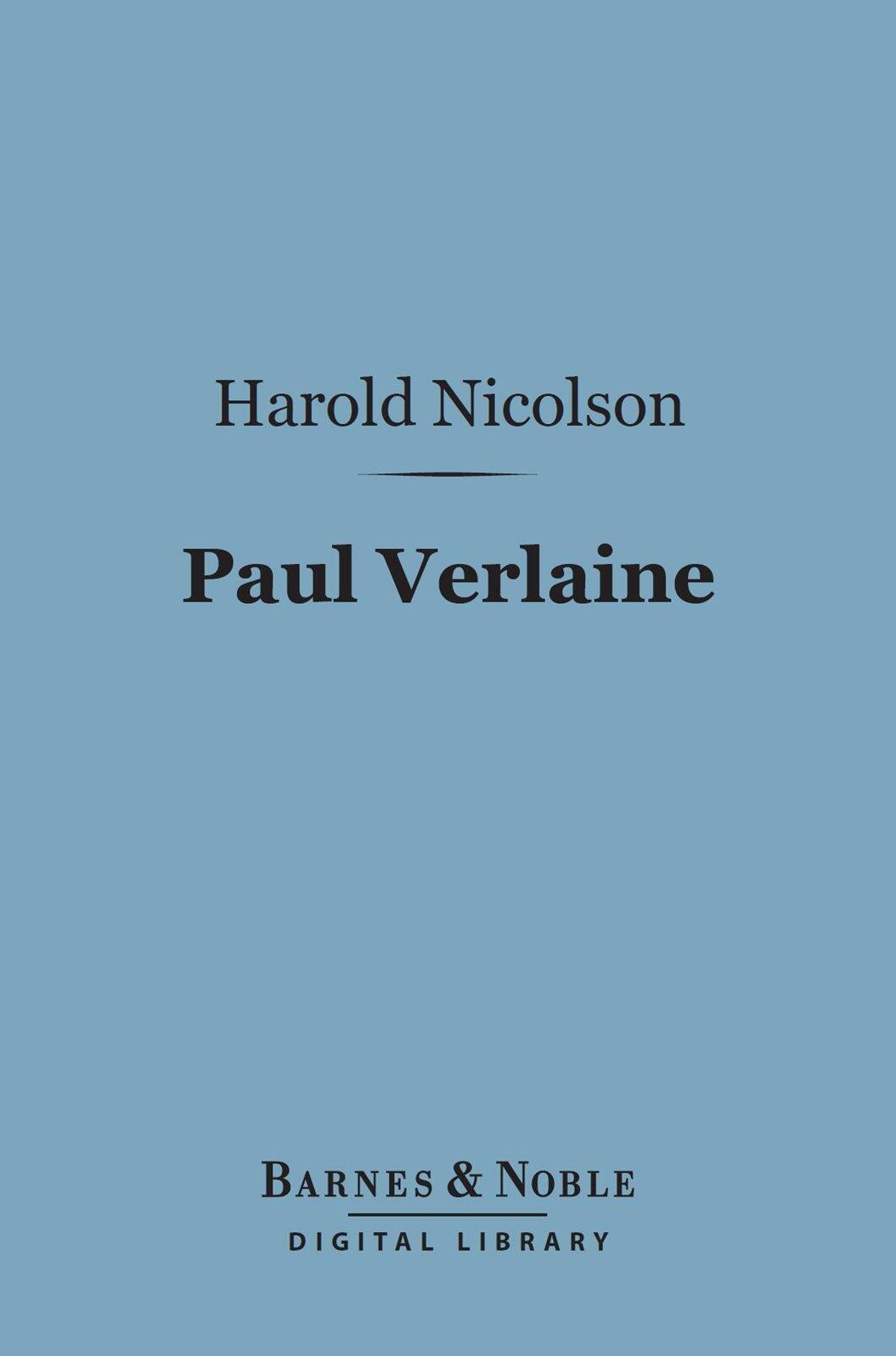 Paul Verlaine (Barnes & Noble Digital Library)