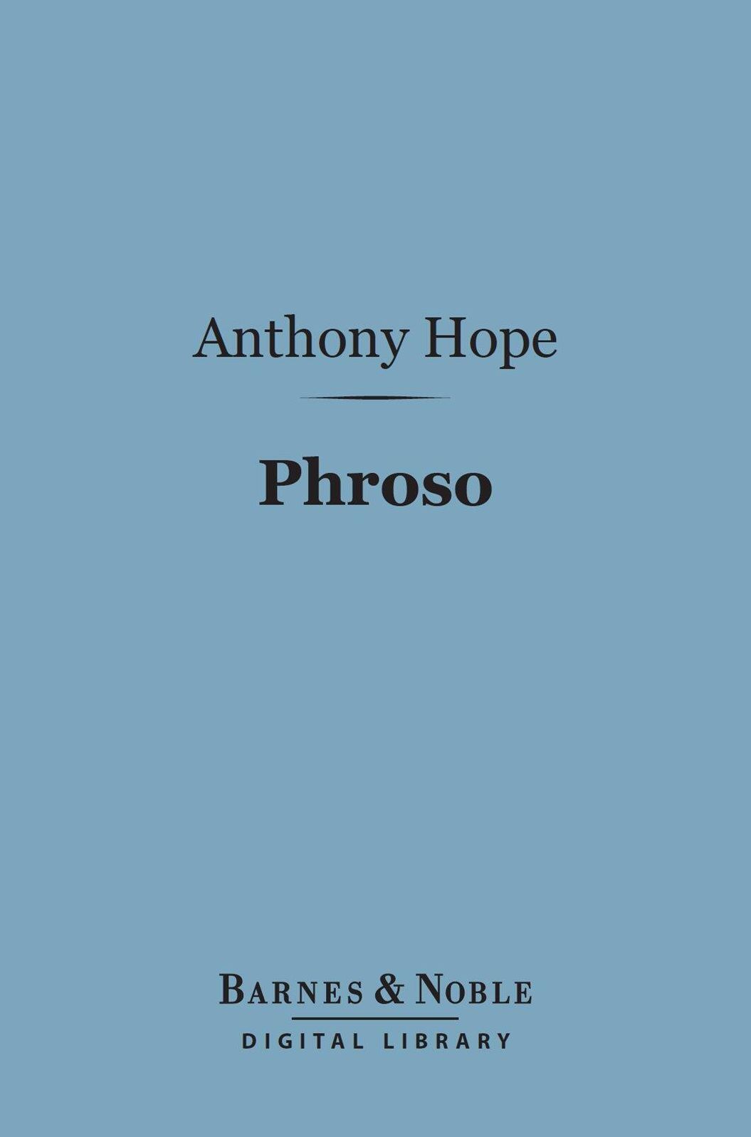 Phroso (Barnes & Noble Digital Library)