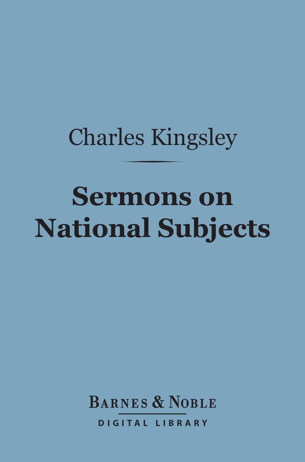 Sermons on National Subjects (Barnes & Noble Digital Library)