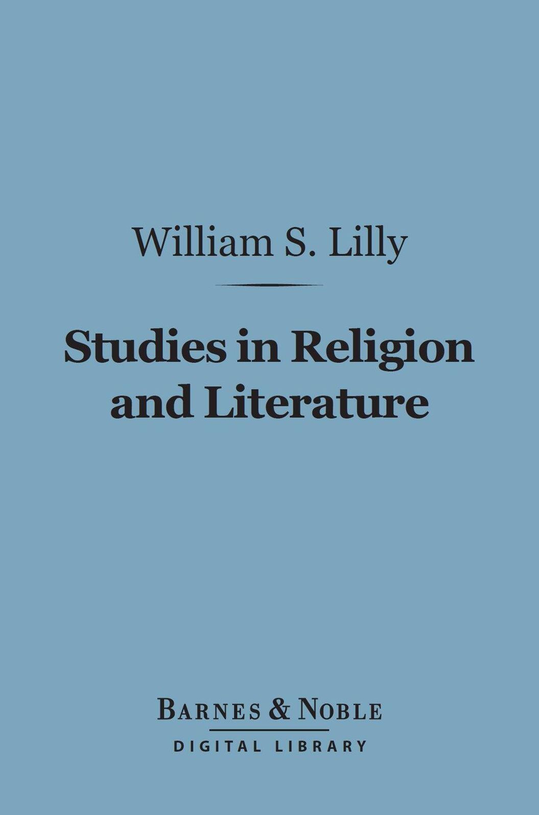 Studies in Religion and Literature (Barnes & Noble Digital Library)
