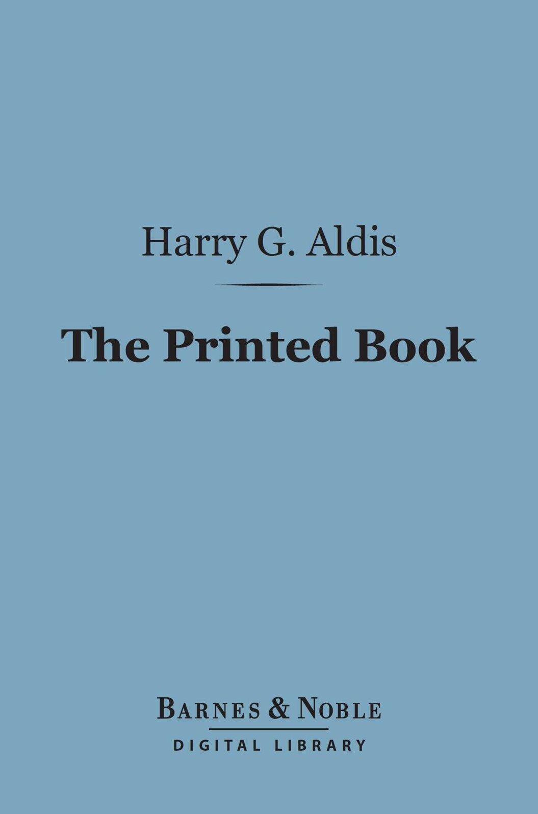 The Printed Book (Barnes & Noble Digital Library)