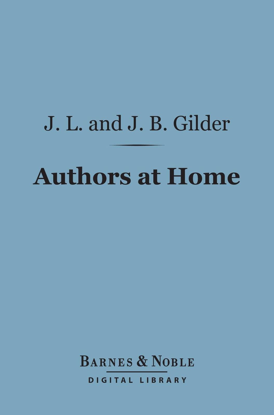 Authors at Home (Barnes & Noble Digital Library)