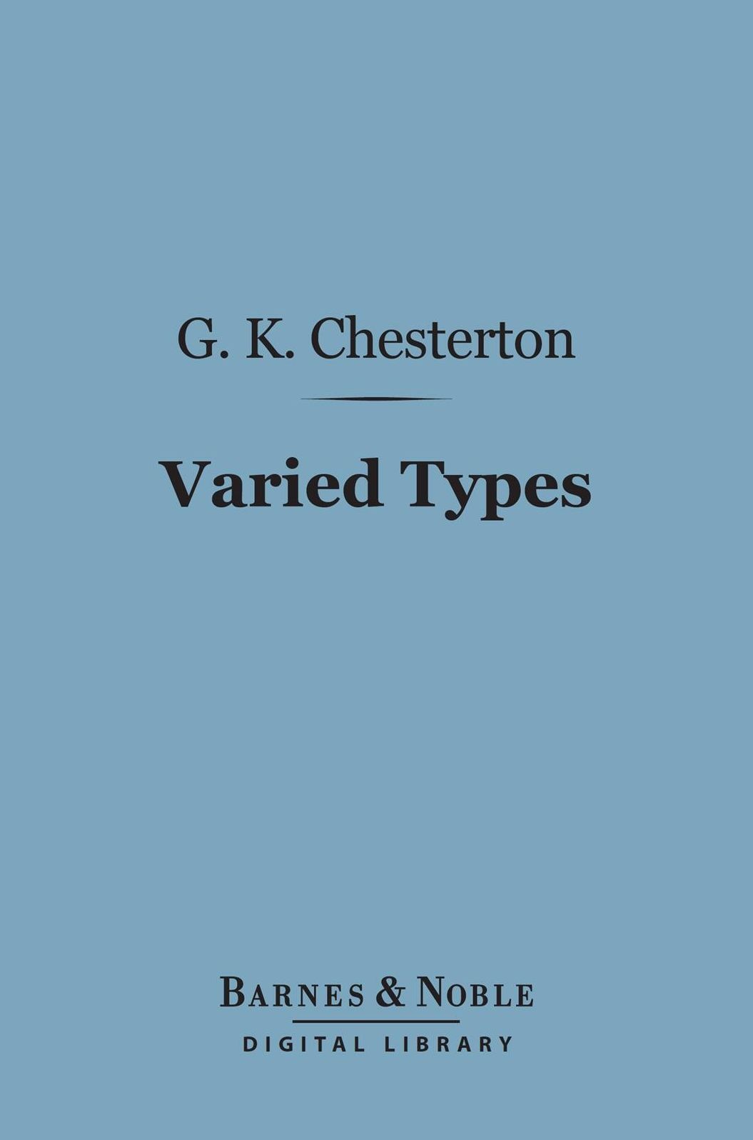 Varied Types (Barnes & Noble Digital Library)