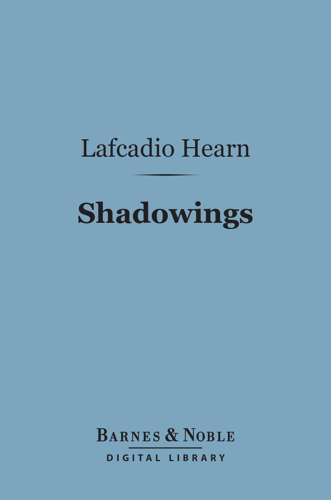 Shadowings (Barnes & Noble Digital Library)