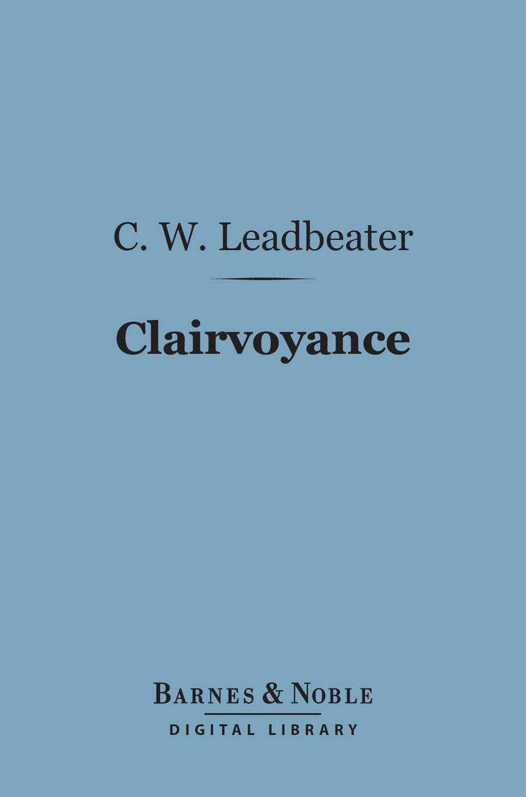 Clairvoyance (Barnes & Noble Digital Library)